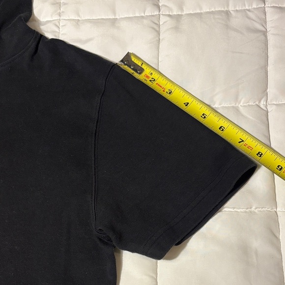 Hugo Boss Black Short-Sleeved Hoodie with Logo - Picture 7 of 12
